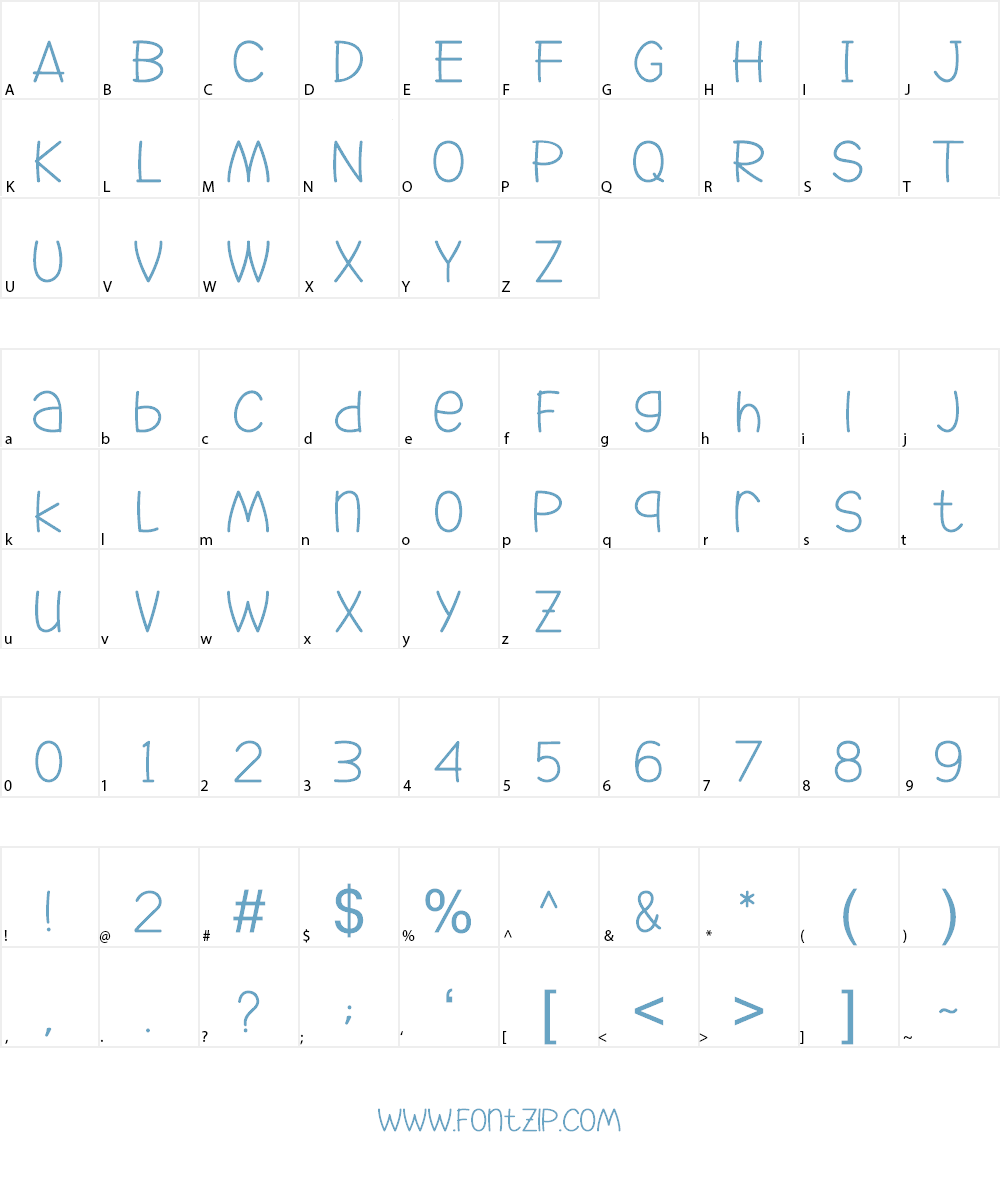 Go Jackie Font Character